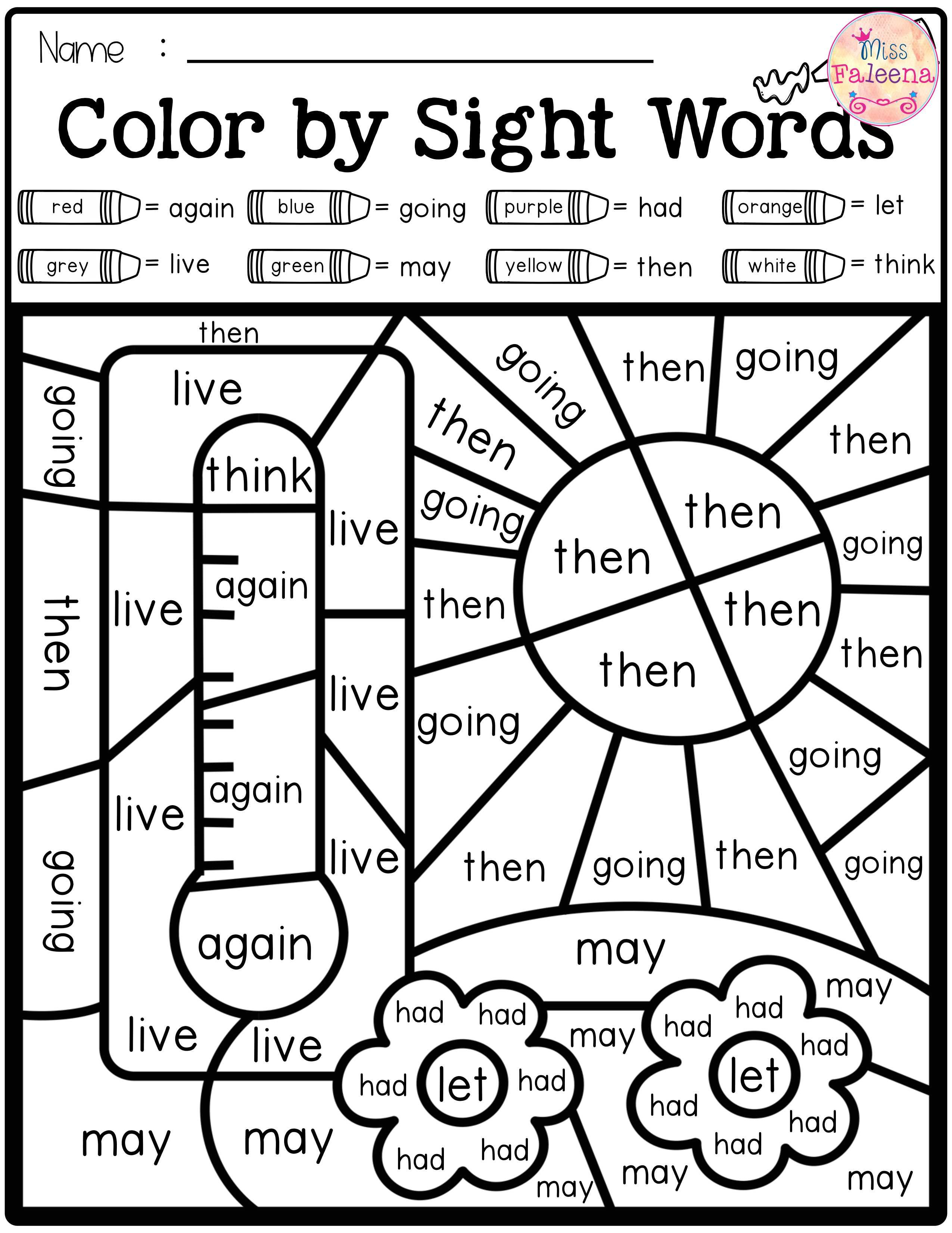 Get 85 An Sight Word Worksheets Ideas 73