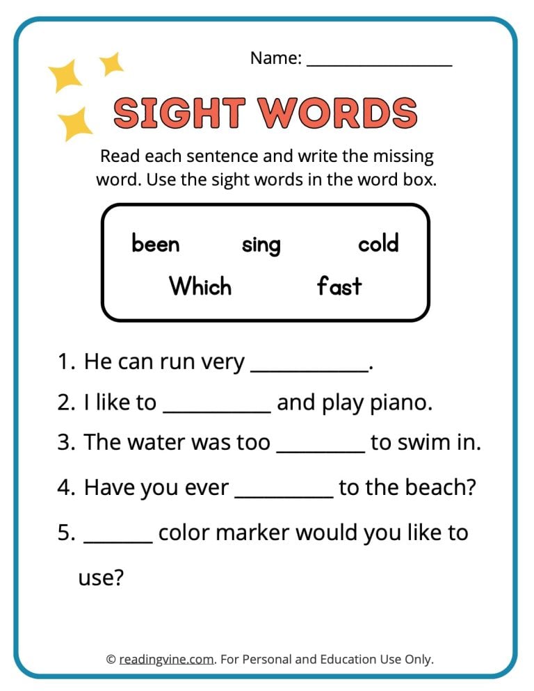 Get 85 An Sight Word Worksheets Ideas 74