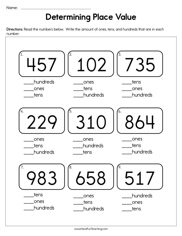 Get 85 Summer Place Value Worksheets Ideas 3