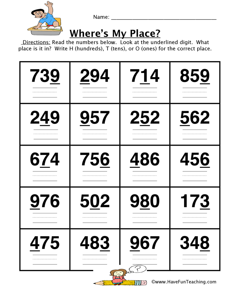 Get 85 Summer Place Value Worksheets Ideas 4