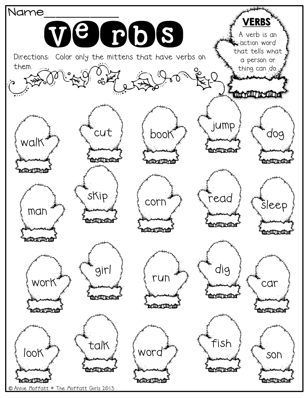 20 2Nd Grade English Worksheets Verbs
