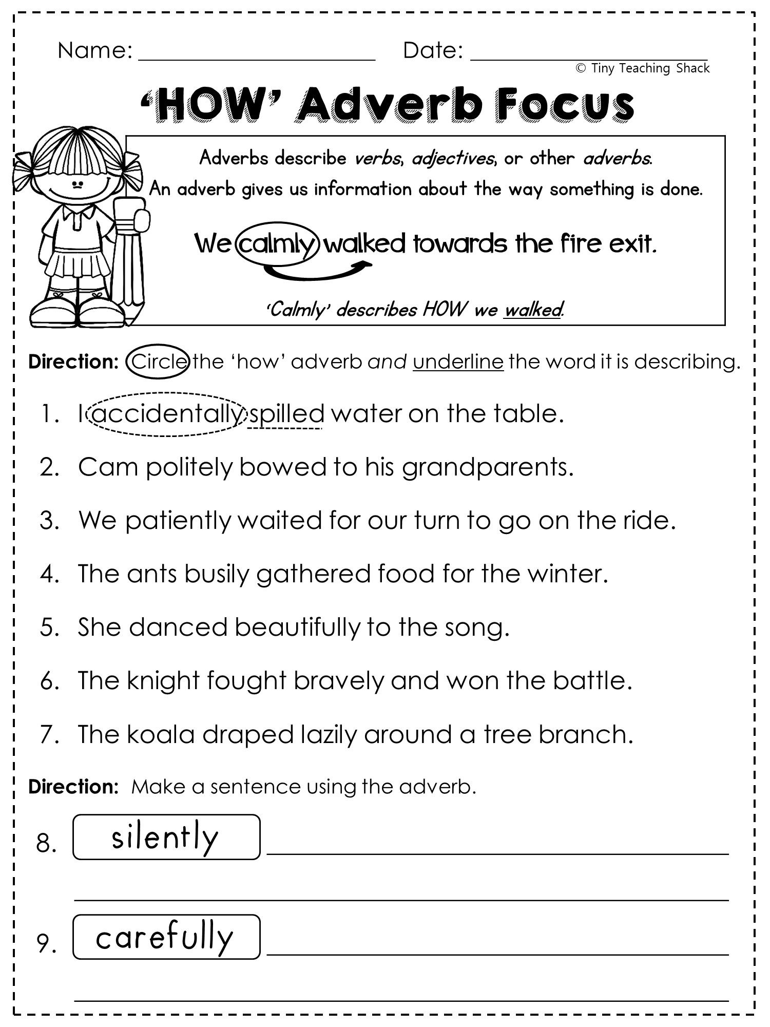 20 2Nd Grade English Worksheets Verbs