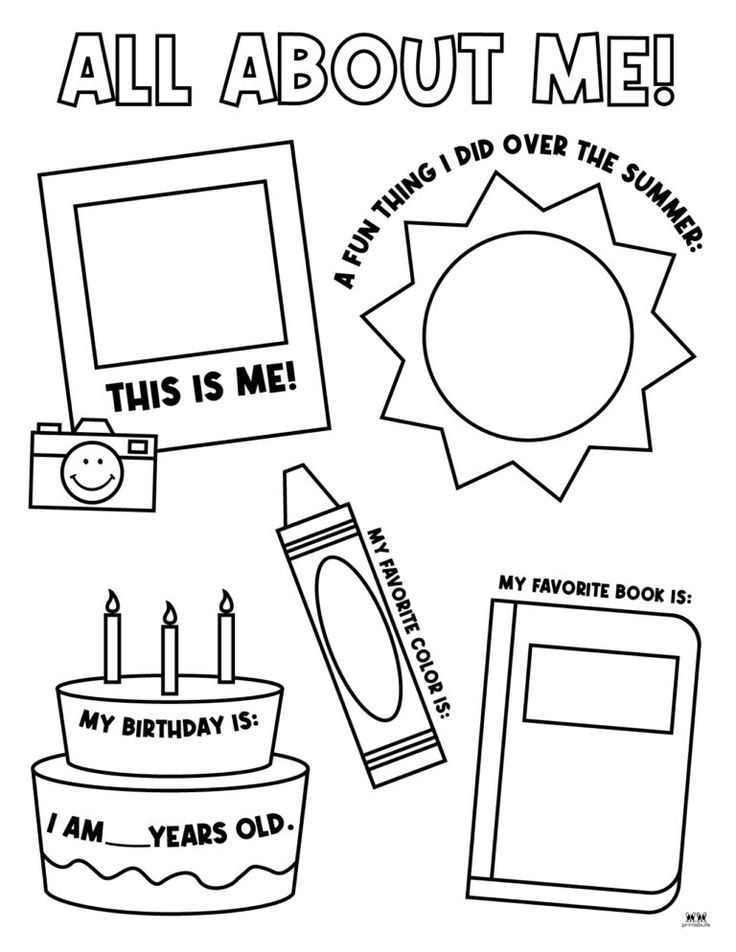 20 2Nd Grade Worksheets All About Me