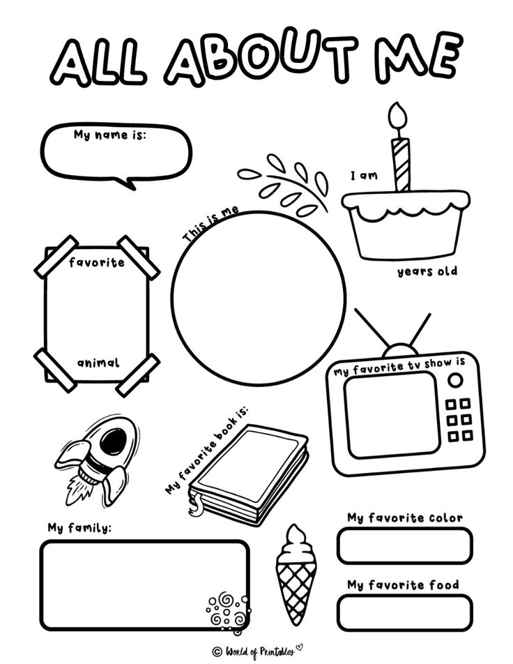 20 2Nd Grade Worksheets All About Me