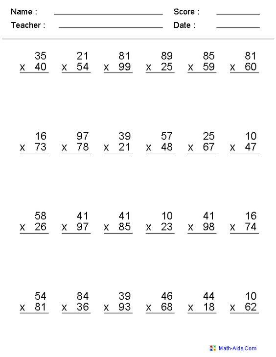 20 4Th Grade Math Worksheets Cbse