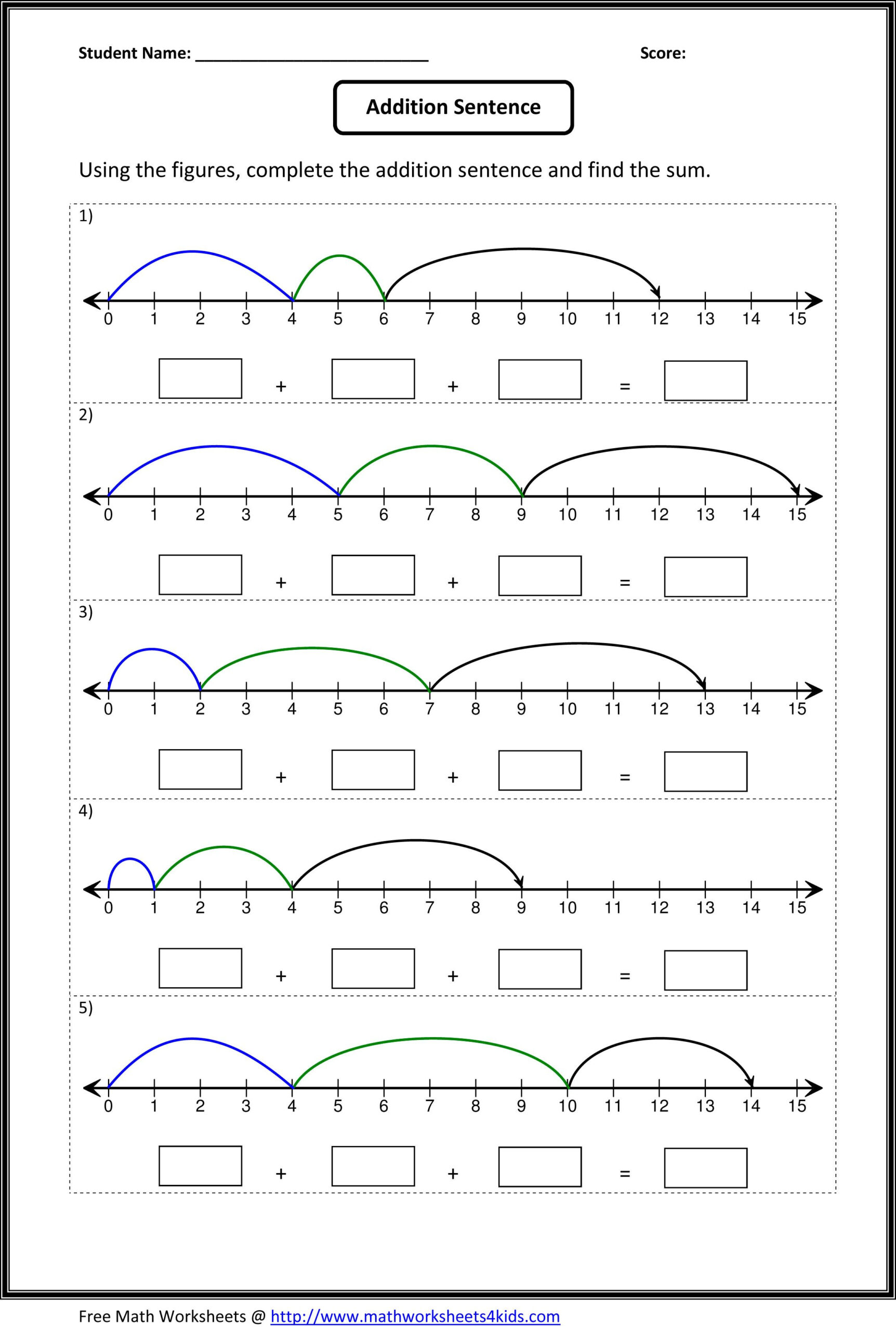 20 Addition And Subtraction Of Whole Numbers Worksheets