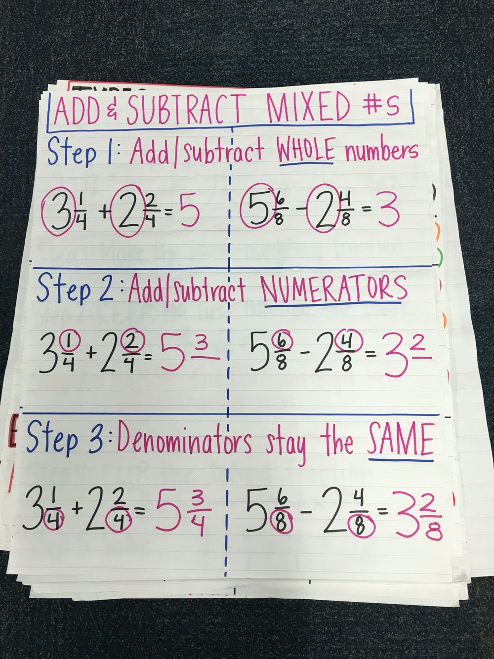 20 Addition And Subtraction Of Whole Numbers Worksheets