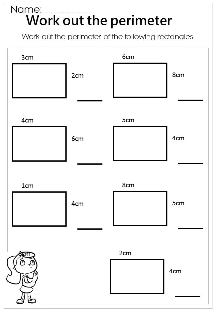 20 Area Perimeter Worksheets Class 5