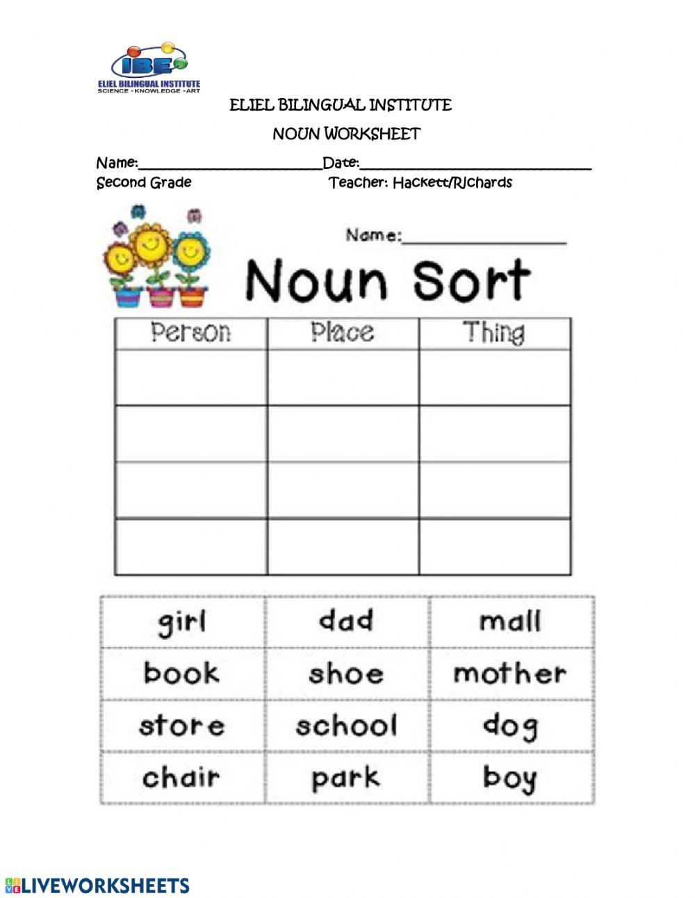 20 Collective Nouns Worksheet 2Nd Grade Worksheets