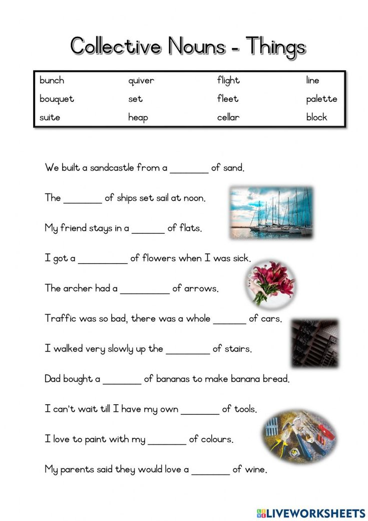 20 Collective Nouns Worksheet 2Nd Grade Worksheets