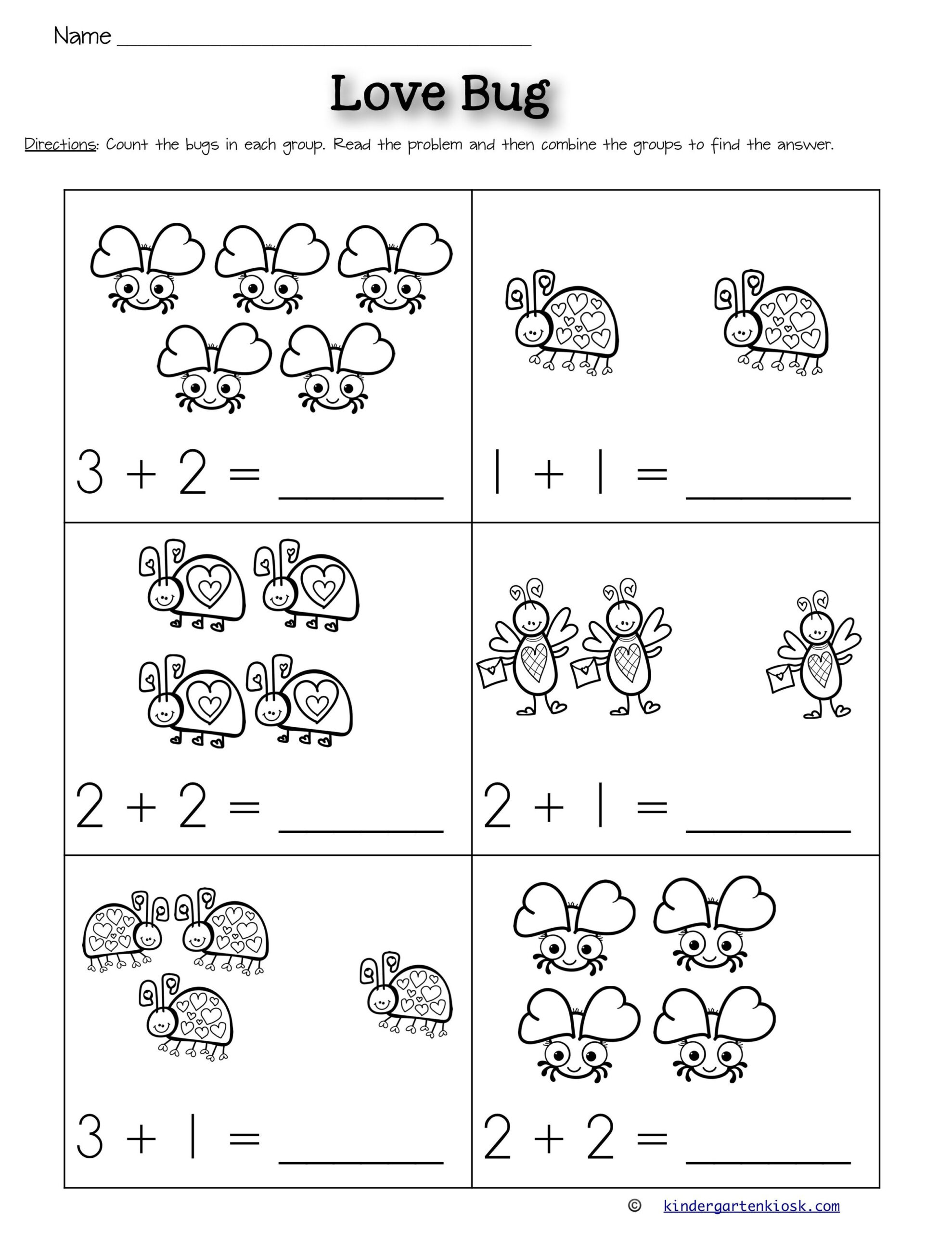 20 Counting Worksheets Preschool Addition