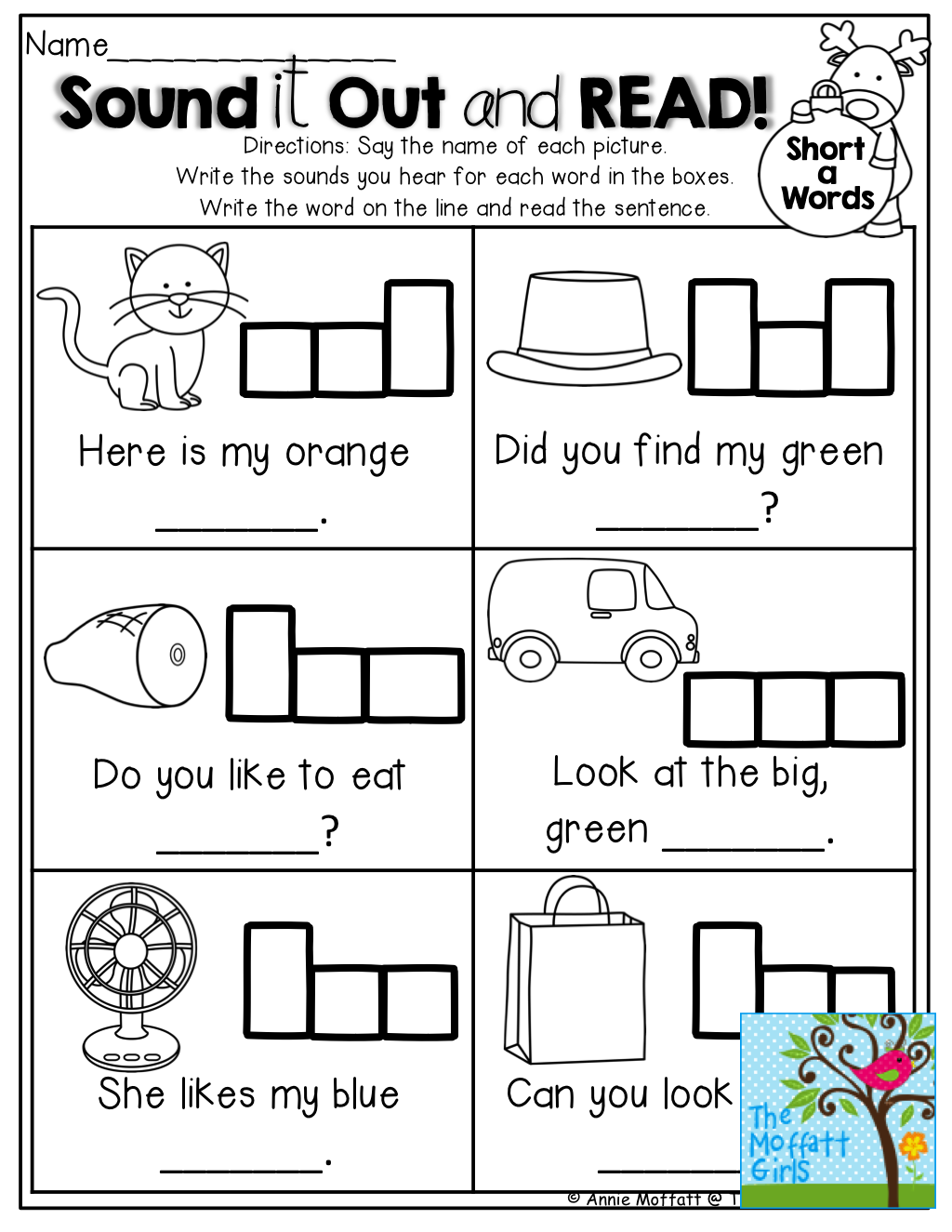 20 Cvc Worksheets Kindergarten Simple Sentences