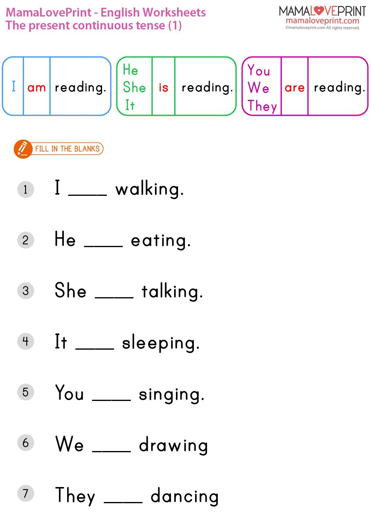 20 English Worksheets For Grade 1 For Kids