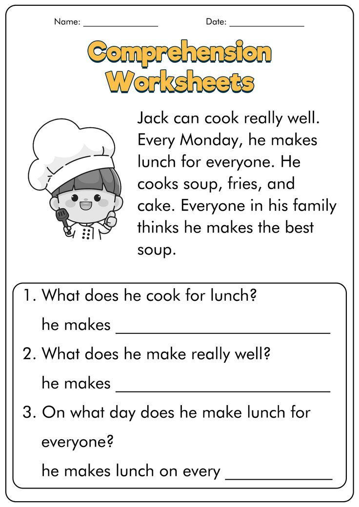 20 Free 2Nd Grade Reading Comprehension Worksheets