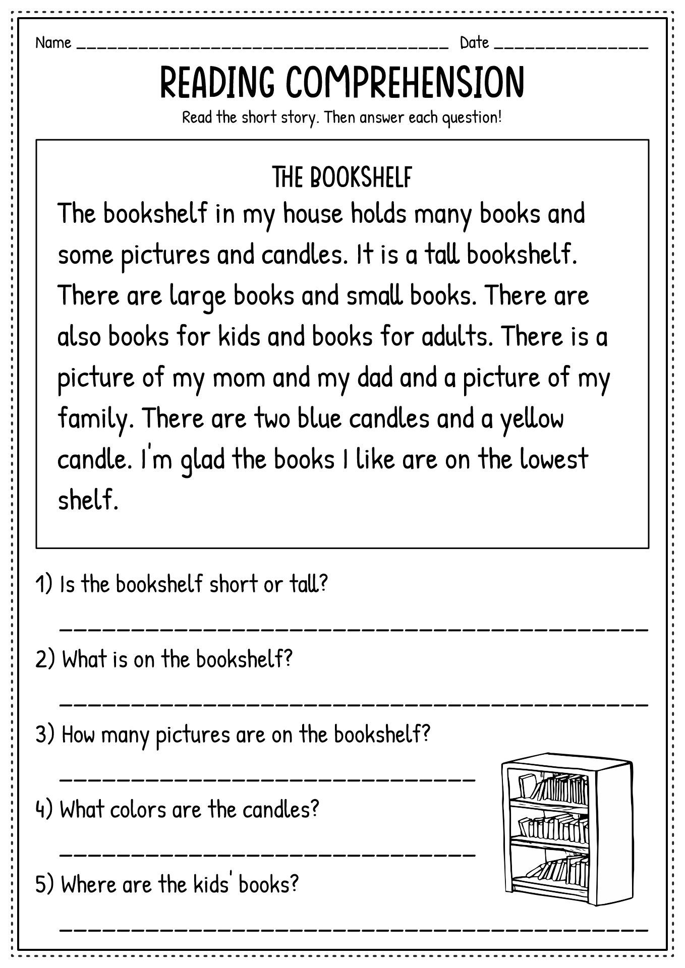 20 Free 2Nd Grade Reading Comprehension Worksheets