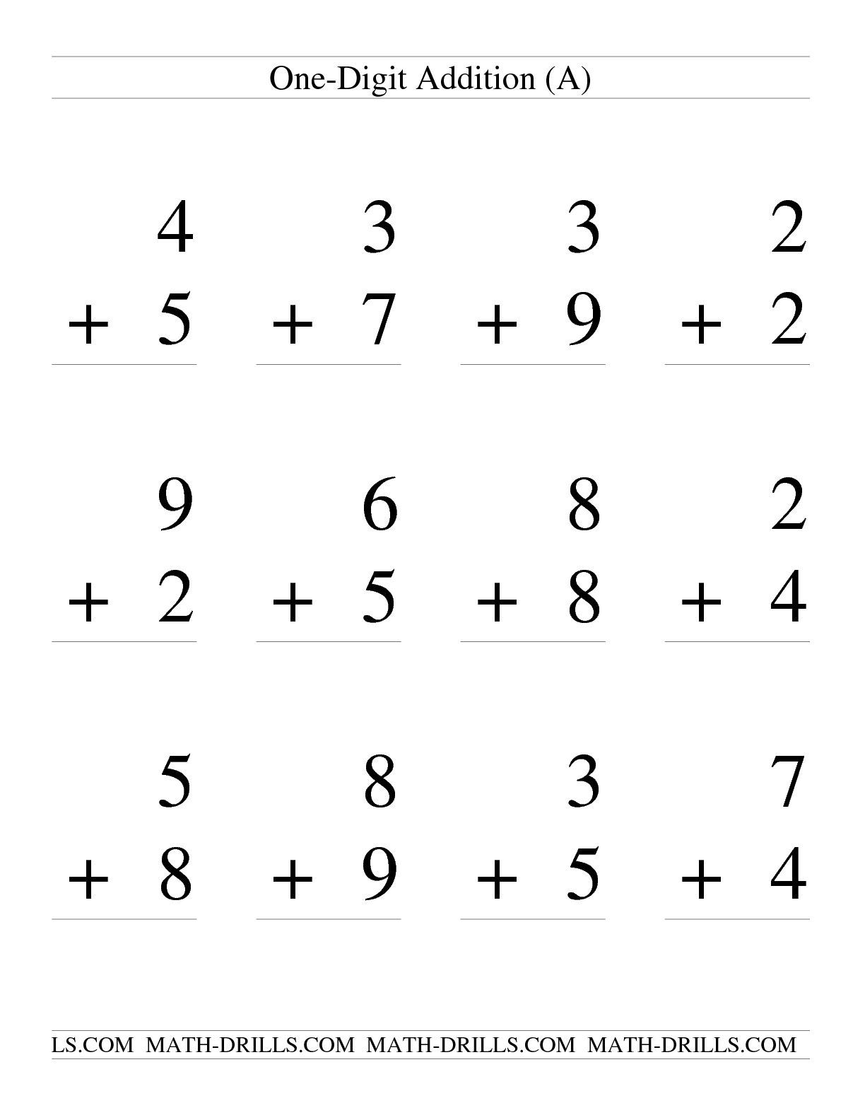 20 Free Double Digit Addition Worksheets Without Regrouping