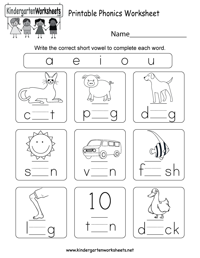 20 Kids Worksheets Preschool Kindergarten English