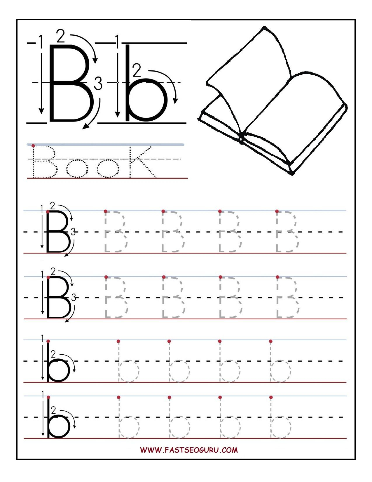 20 Kindergarten Letter B Worksheets