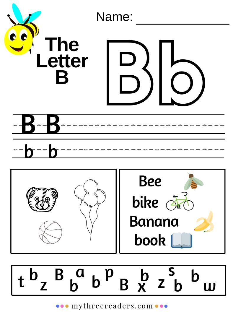 20 Kindergarten Letter B Worksheets