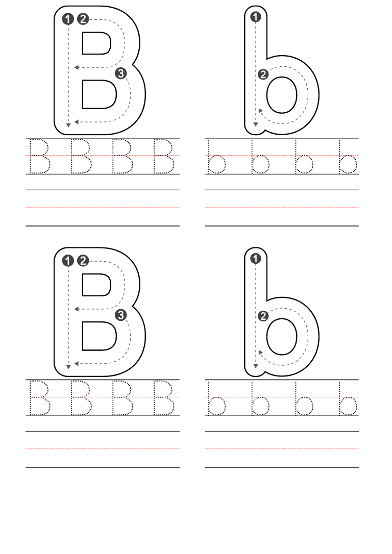 20 Kindergarten Letter B Worksheets