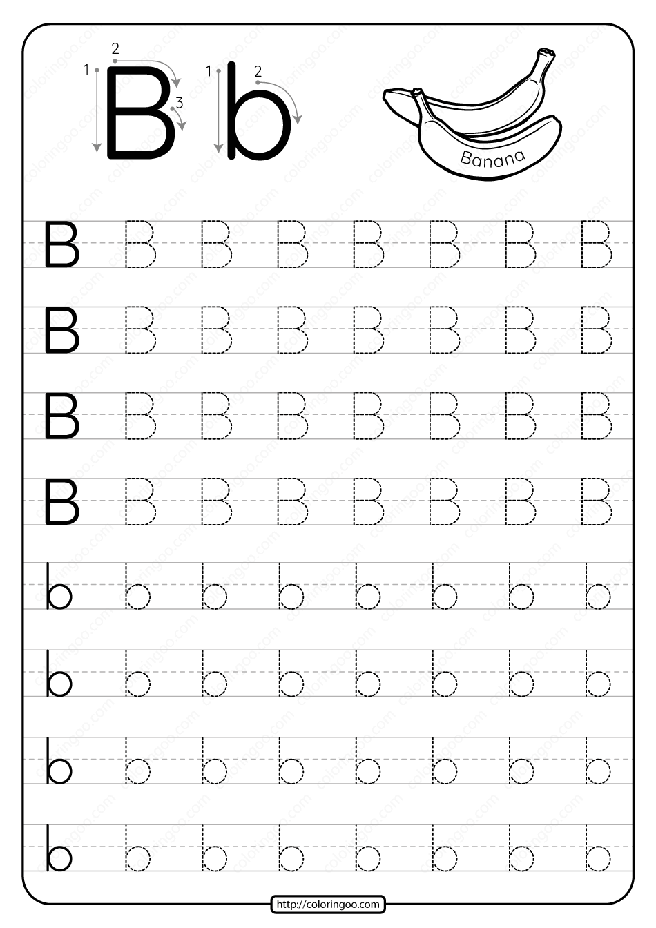 20 Kindergarten Letter B Worksheets