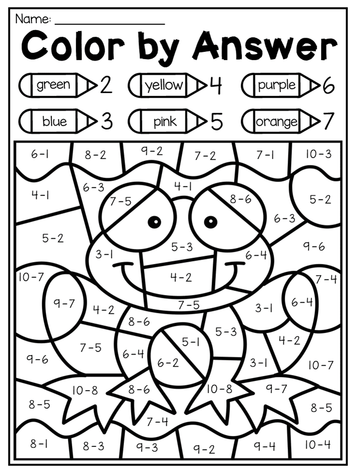 20 Kindergarten Math Worksheets Coloring