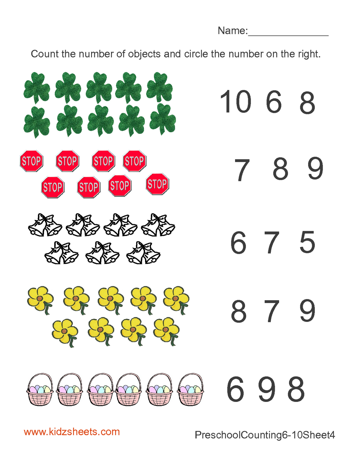 20 Kindergarten Math Worksheets Coloring