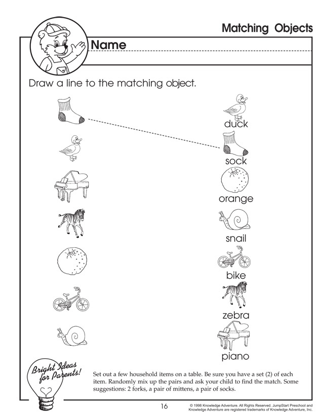 20 Kindergarten Worksheets Black And White