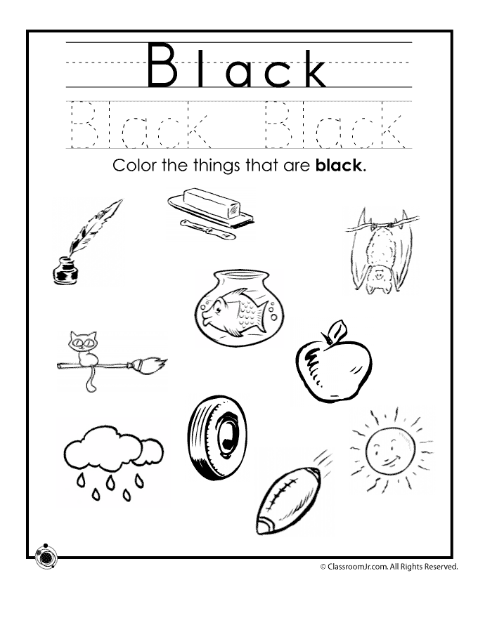 20 Kindergarten Worksheets Black And White