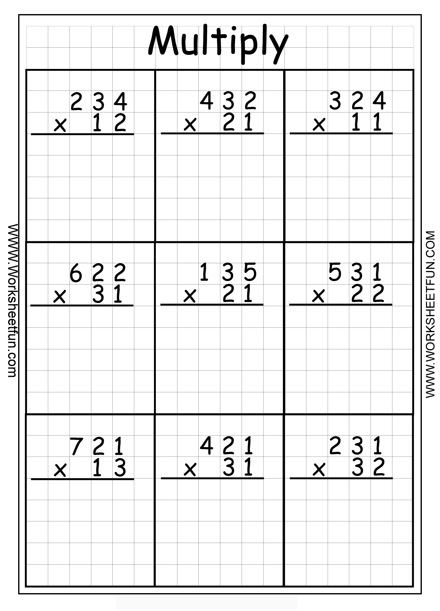 20 Math Multiplication Worksheets For Grade 2