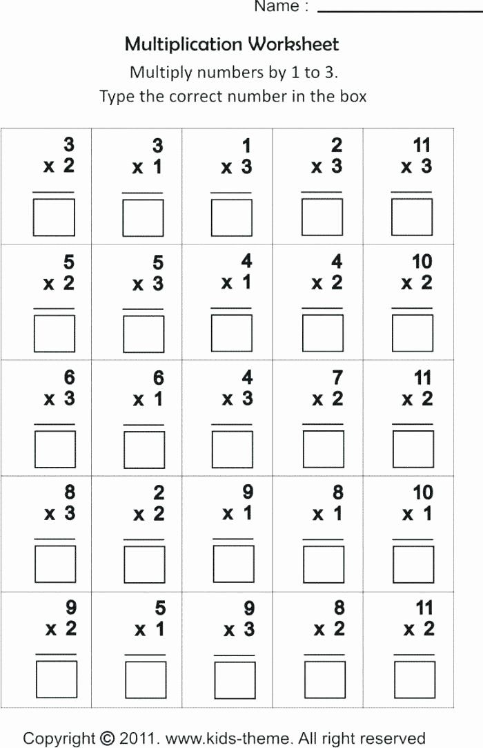 20 Math Multiplication Worksheets For Grade 2