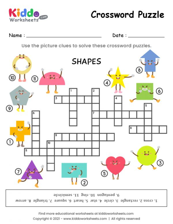 20 Puzzles Worksheets For Kindergarten