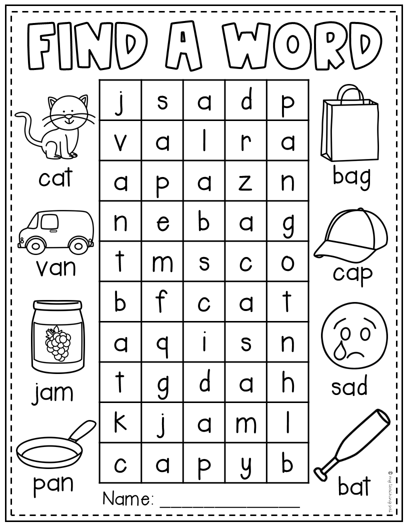 20 Puzzles Worksheets For Kindergarten