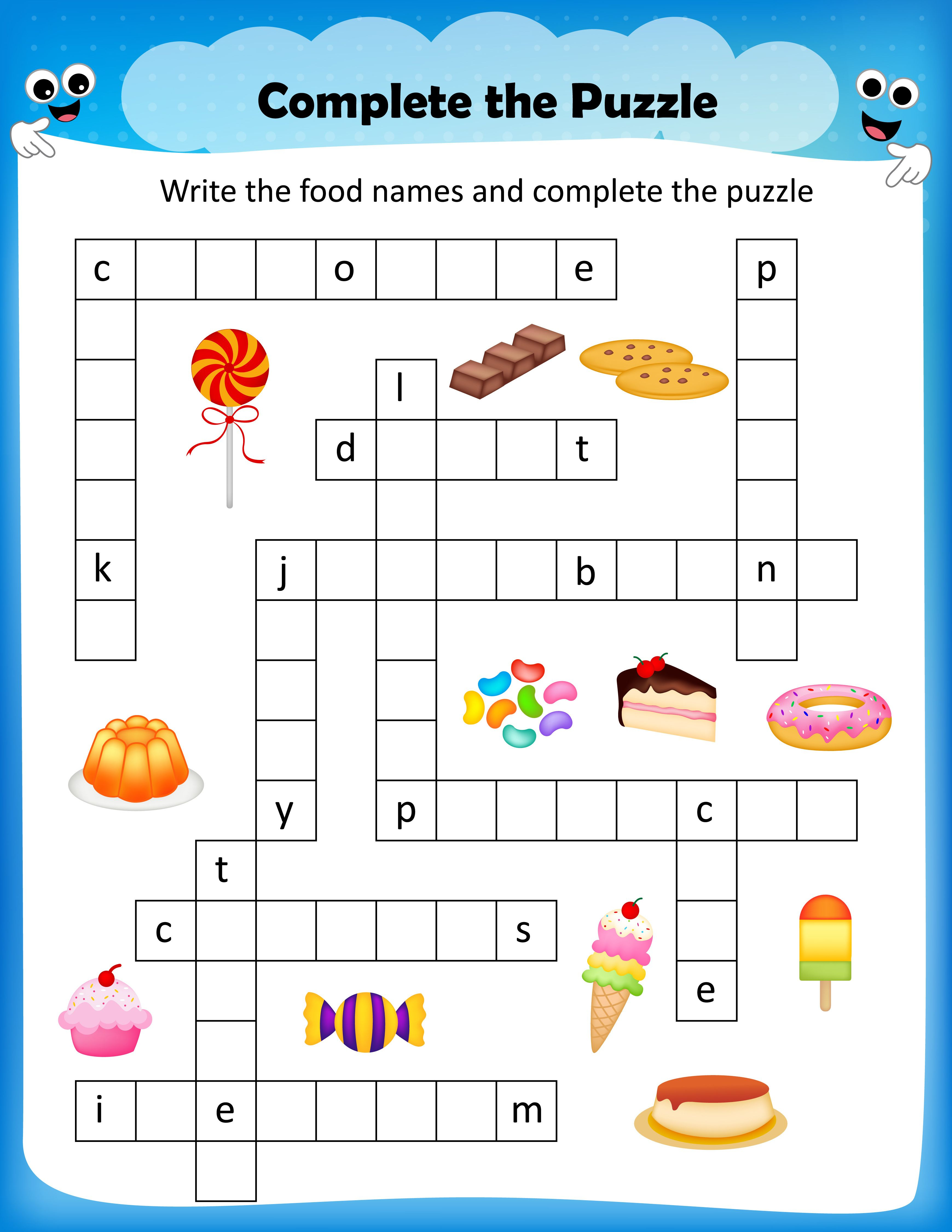 20 Puzzles Worksheets For Kindergarten