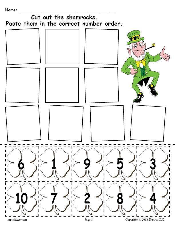 20 St Patricks Day Math Worksheets Preschool