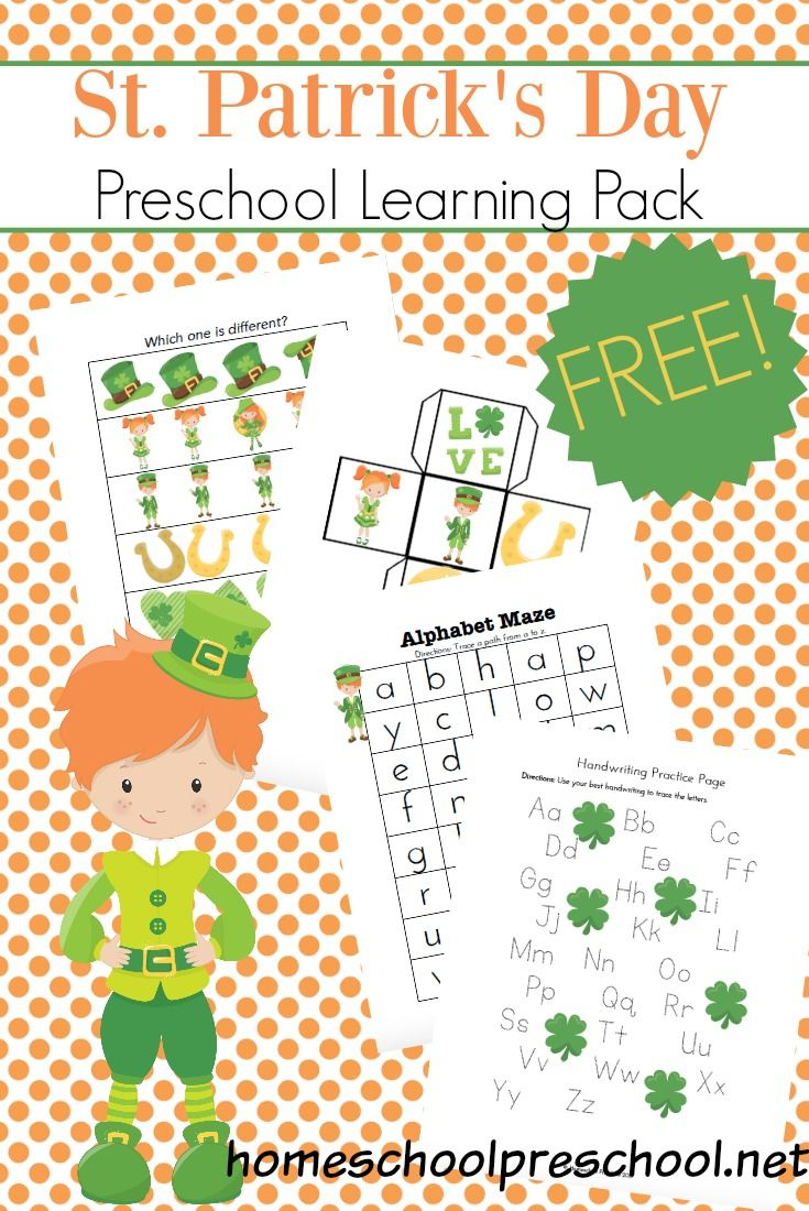 20 St Patricks Day Math Worksheets Preschool