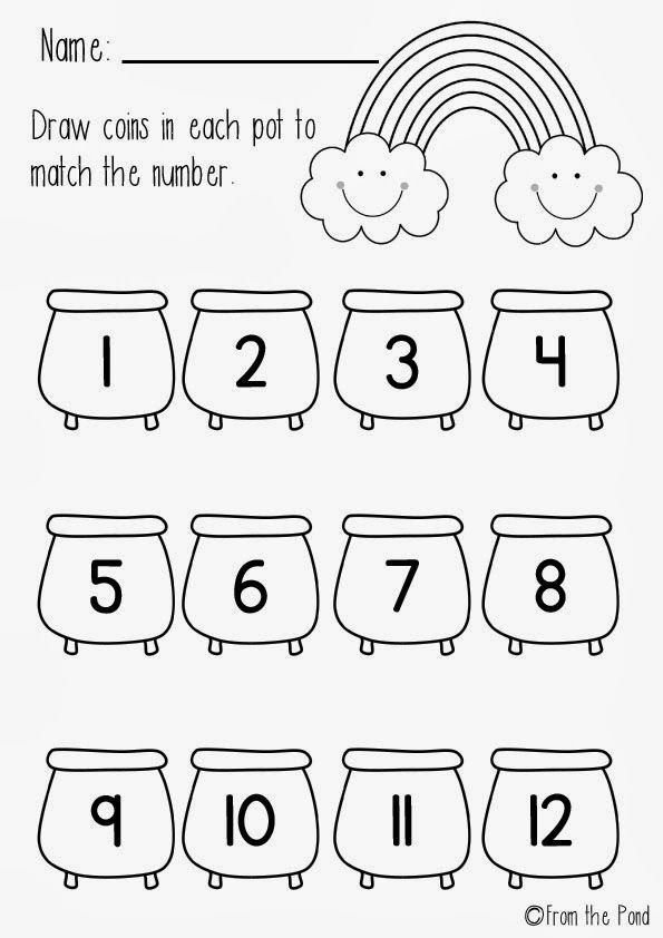 20 St Patricks Day Math Worksheets Preschool