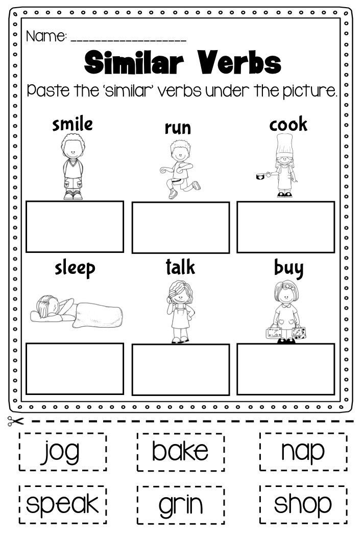 30 2Nd Grade English Worksheets Verbs