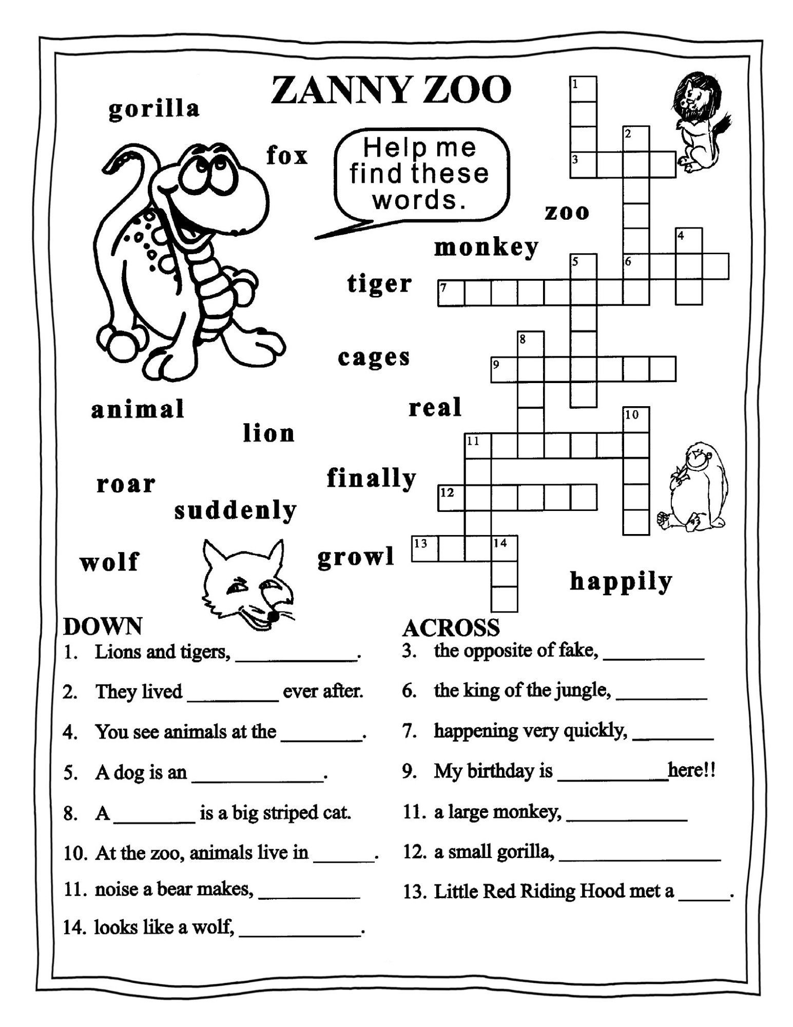 30 2Nd Grade Fun Worksheets Free Printable