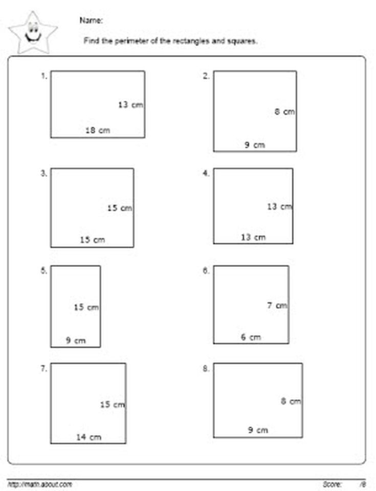 30 Area Perimeter Worksheets Class 5