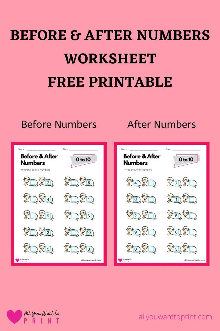 30 Before And After Worksheets Kindergarten Math