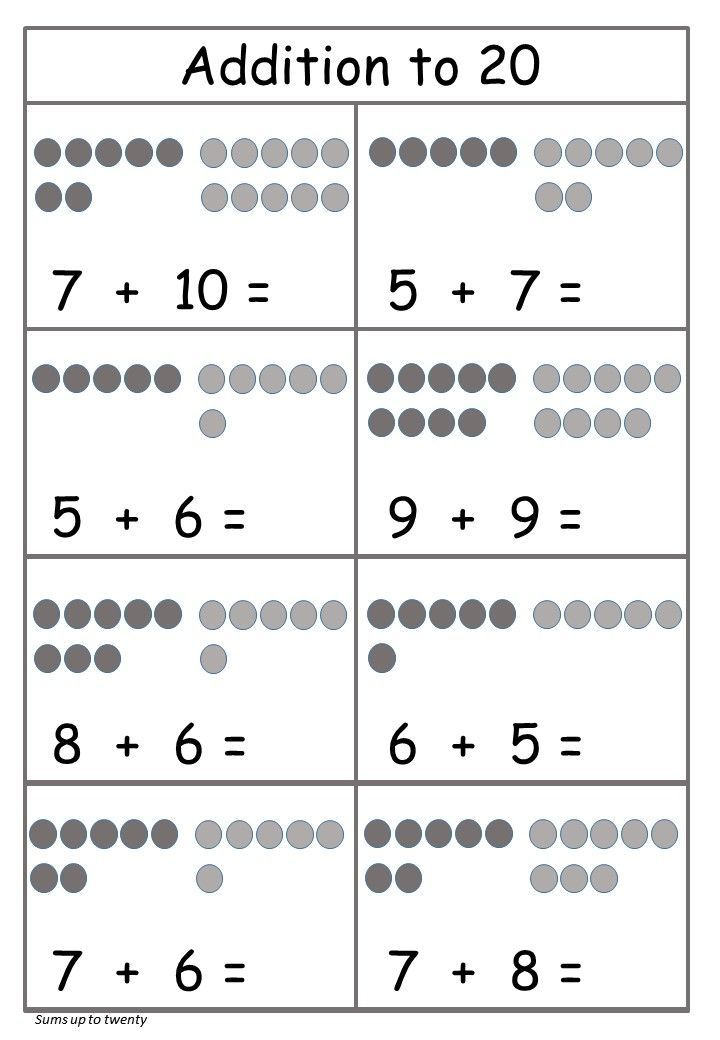 30 Counting Worksheets Preschool Addition