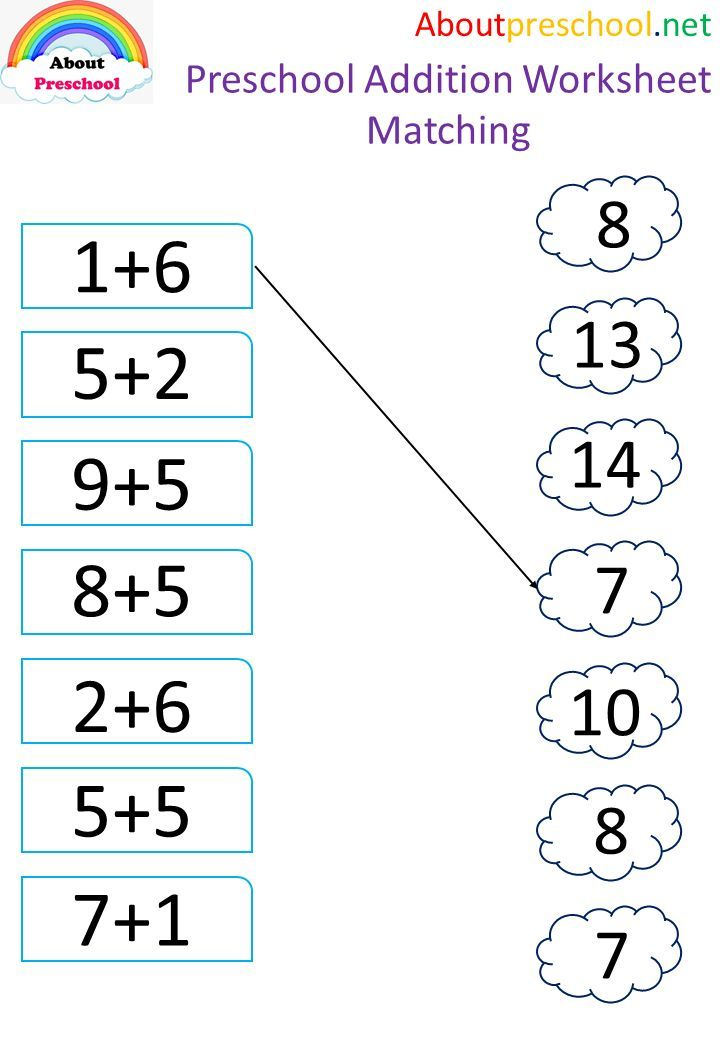 30 Counting Worksheets Preschool Addition