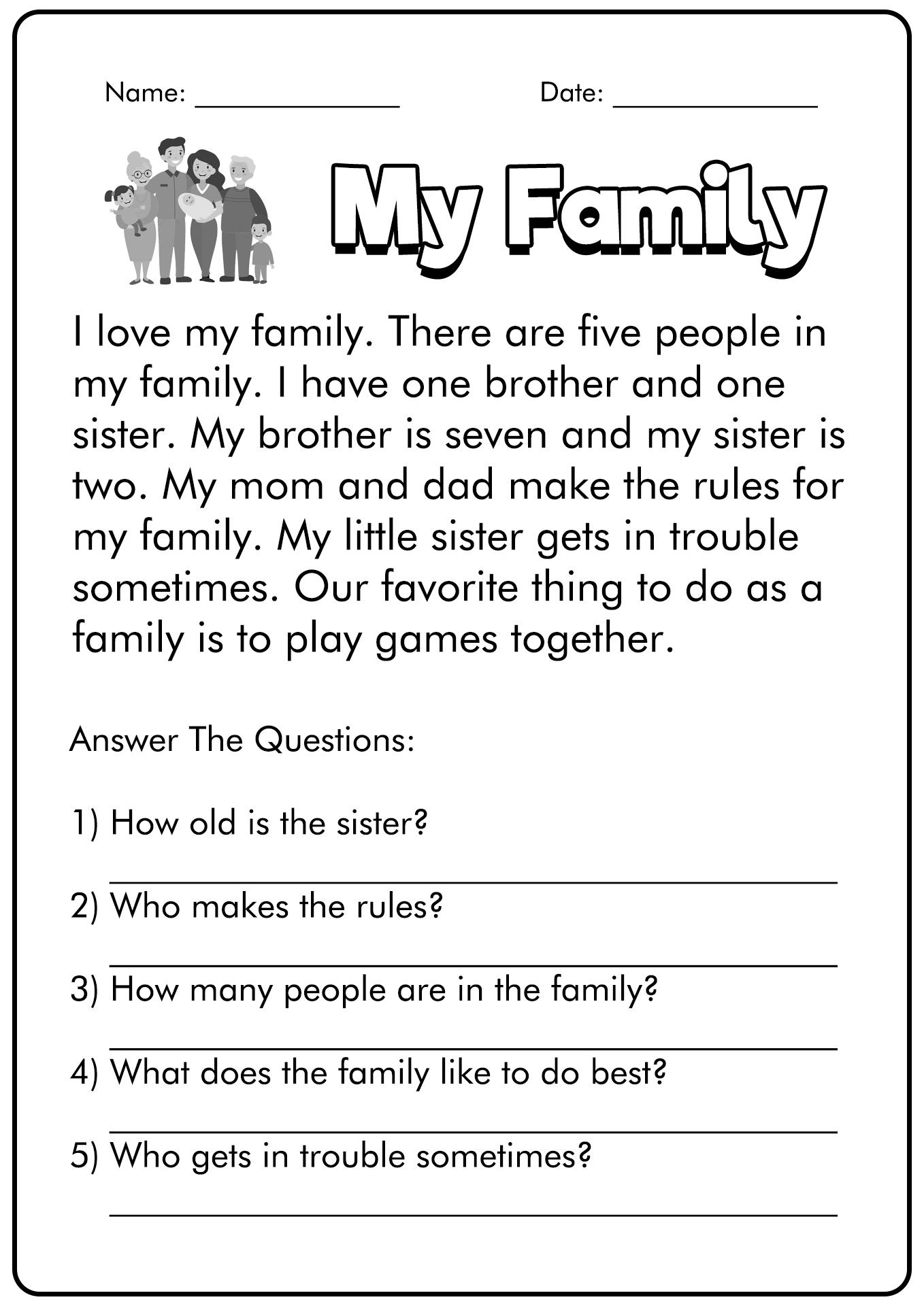 30 Free 2Nd Grade Reading Comprehension Worksheets