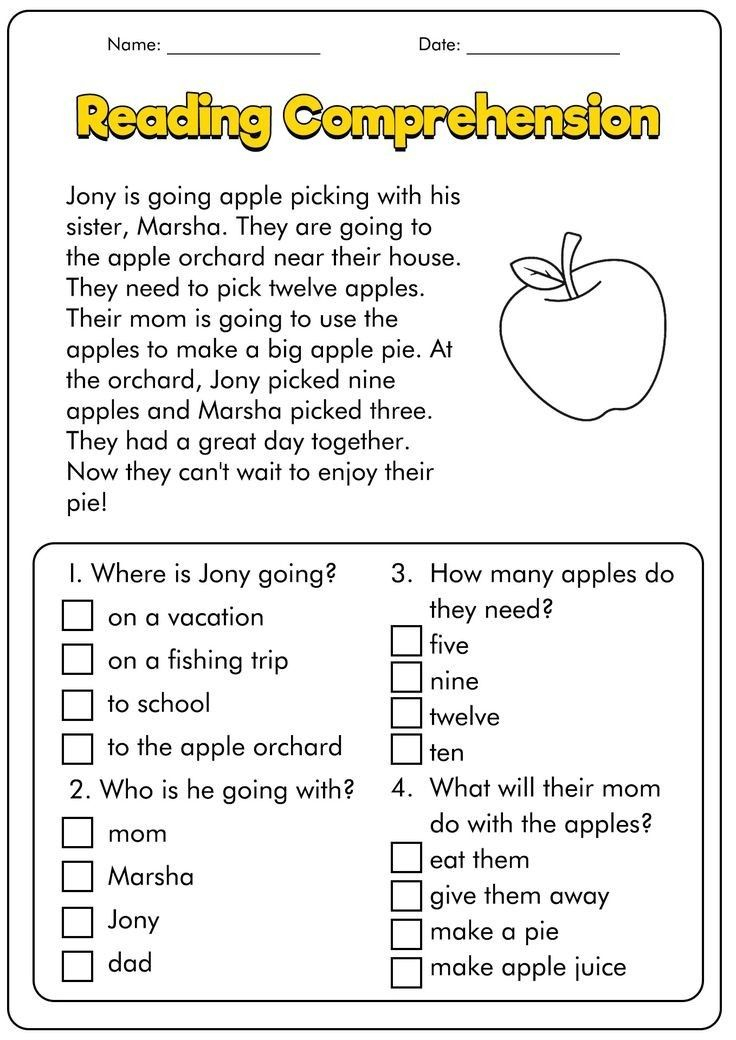 30 Free 2Nd Grade Reading Comprehension Worksheets