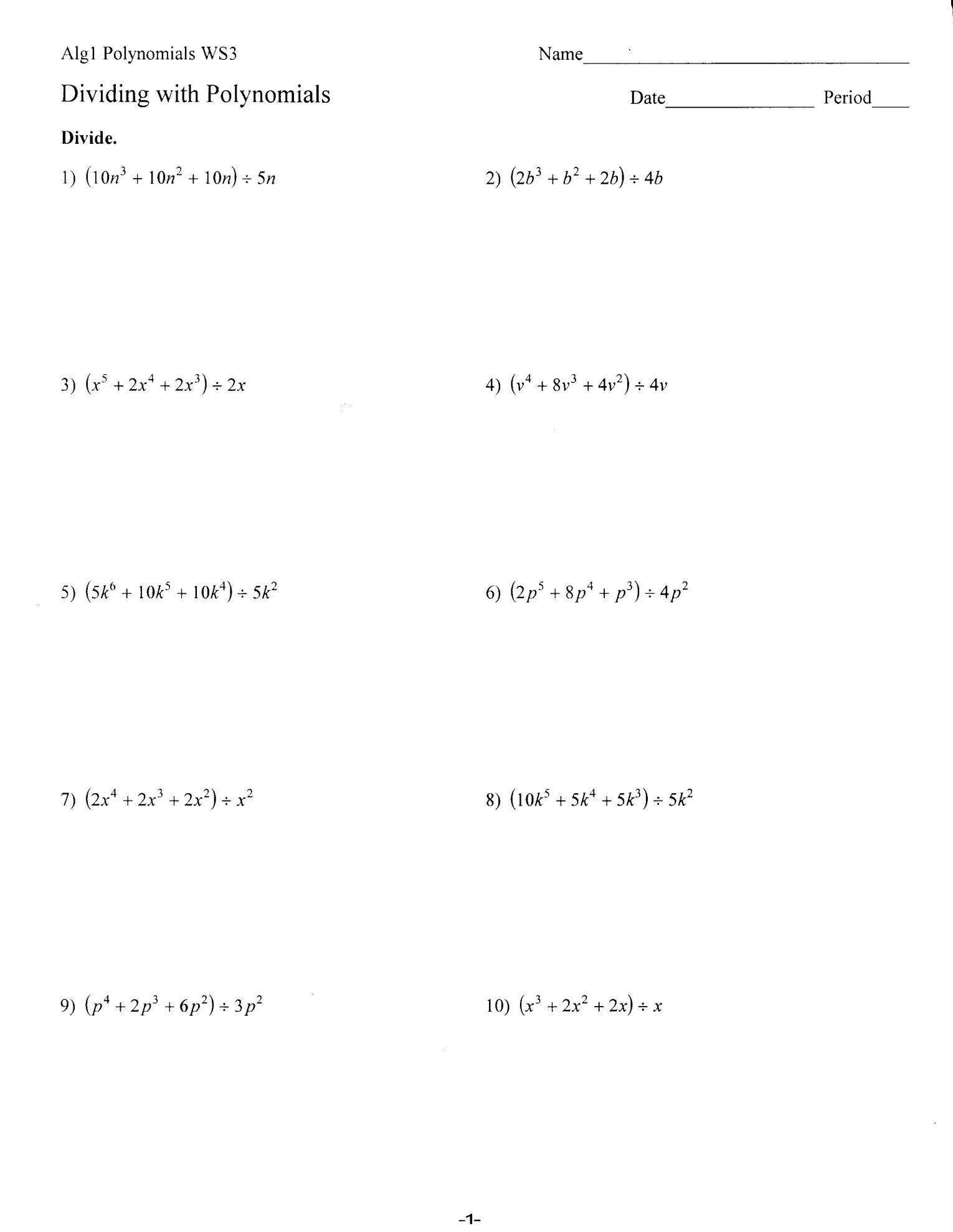30 Free 9Th Grade Math Worksheets