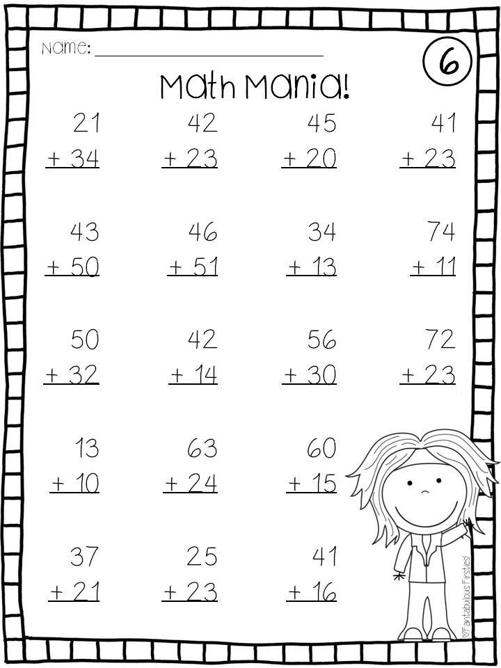 30 Free Double Digit Addition Worksheets Without Regrouping