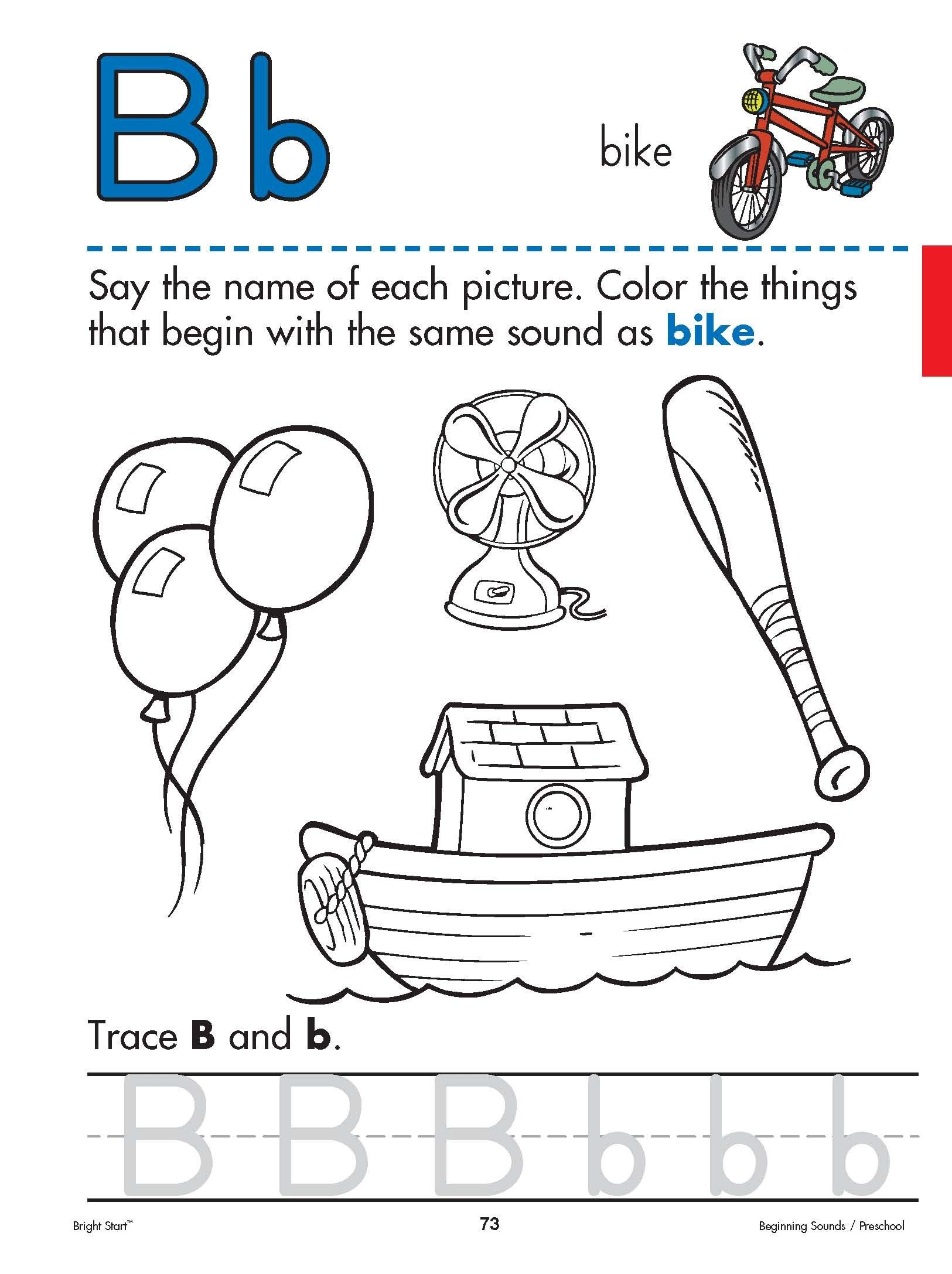 30 Kindergarten Letter B Worksheets