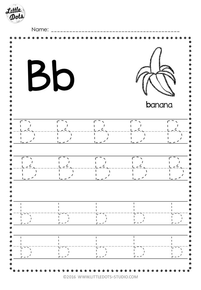 30 Kindergarten Letter B Worksheets