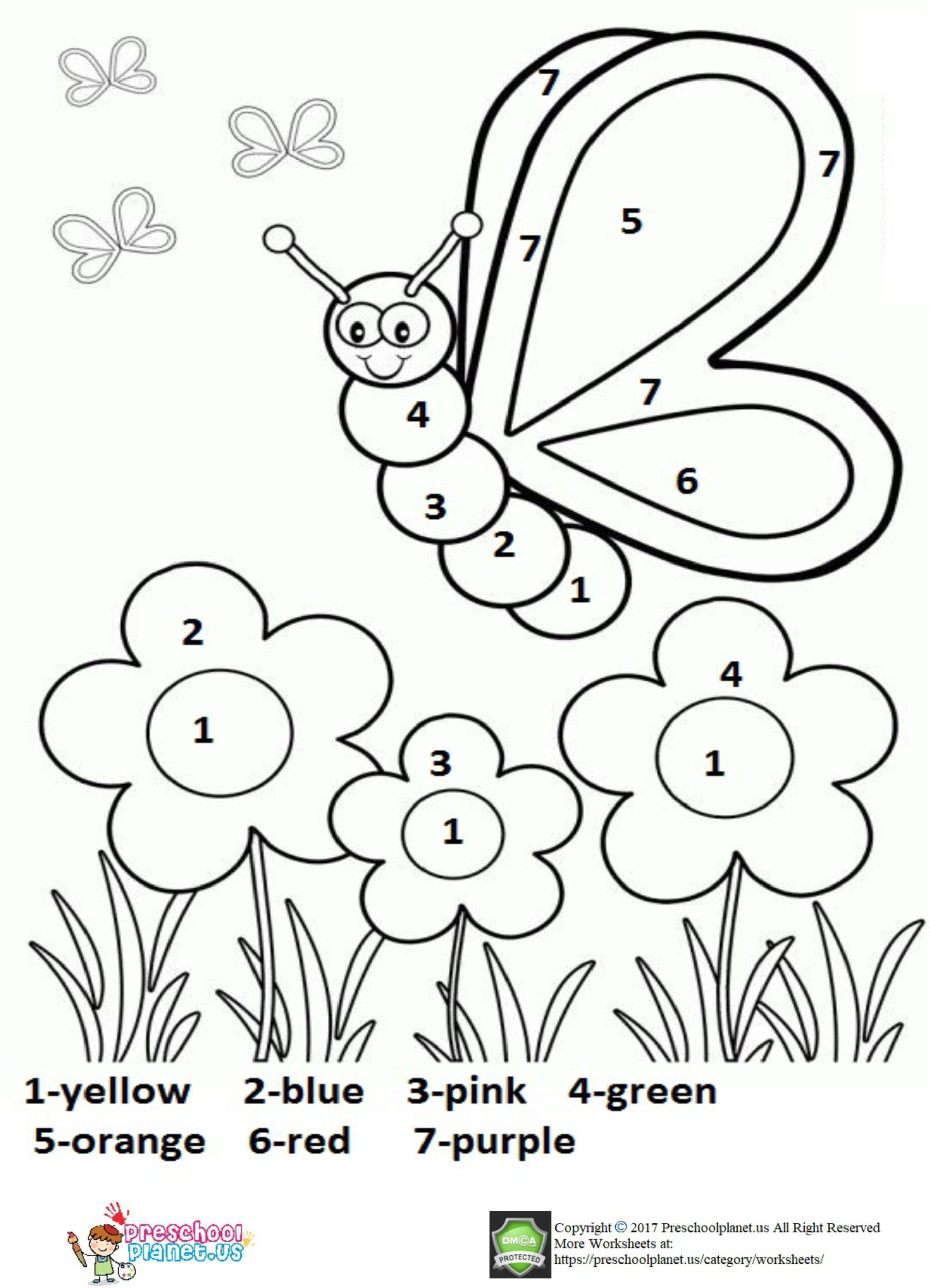 30 Kindergarten Math Worksheets Coloring